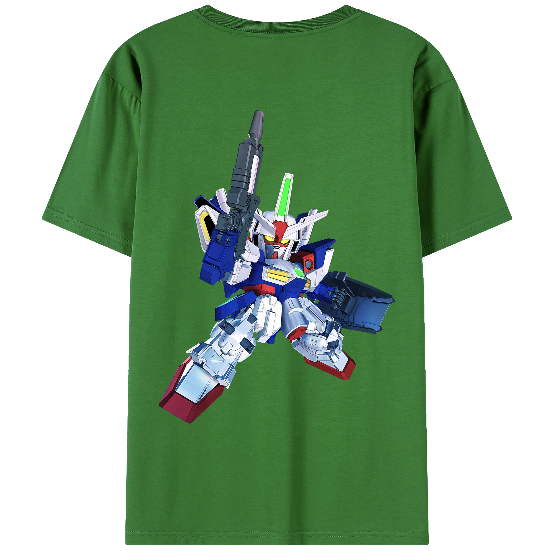 （画像用） 機動戦士ガンダム Mobile Suit Gundam レディース半袖Tシャツ(バックプリント)